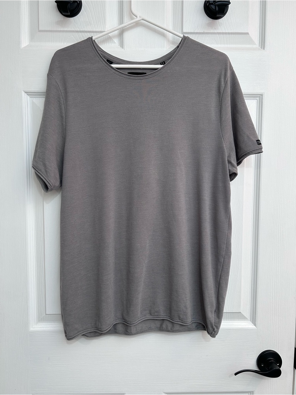 Men's Short Sleeve Crew Neck Tee - Grey